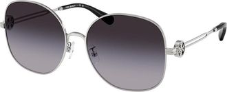 Tory Burch TY6112 32748G Womens Sunglasses Silver Size 56