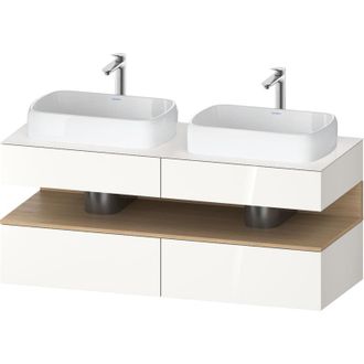 Duravit Qatego Consola Mueble Bajo Lavabo, 2 Extensiones, 2 - Duravit