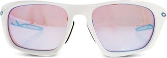 Oakley geometric-frame sunglasses - White