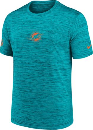 Nike Miami Dolphins Sideline Team Issue Velocity Nike Mens Dri-FIT NFL T-Shirt in Green | 02ER3GT9P-P88