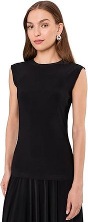 Norma Kamali Sleeveless Top Womens Clothing Black : 2XS (Womens 0), Polyester