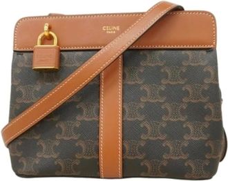 Celine Pre-owned Cross Body Bags, female, Multicolor, Size: ONE SIZE Pre-owned Plastic Shoulder Bag