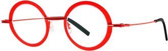 Theo Crunchy Frame - unisex - Brillen - Rood - ONE Size - Accessoires