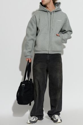 Carhartt Work in Progress Ebbert Crew Neck Sweatshirt, Mens, Grey