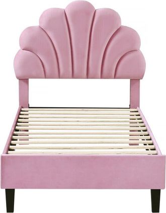 Habitat et Jardin Cama De Terciopelo manon - 90 X 190 Cm - Rosa