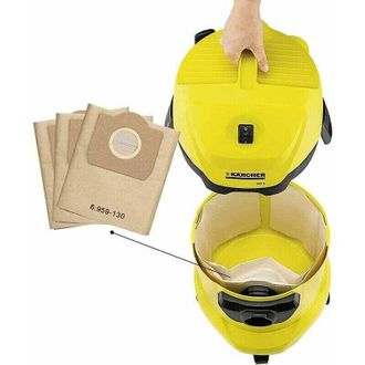 OEM Bolsas De Aspiradora Karcher 6.959-130.0, Filtro De Papel Para Wd 3 Mv 3, Paquete De 12 Unidades - Crezuo