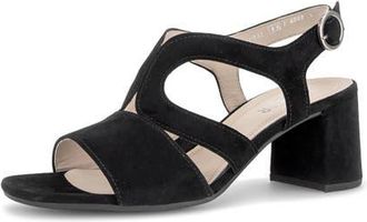Gabor Ankle Strap Sandal in Black at Nordstrom, Size 7.5Us