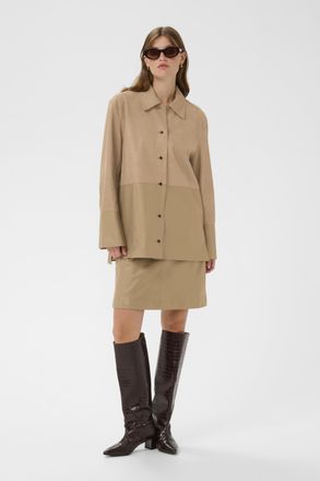 Soaked In Luxury Leren shirt SLParvati Leren shirt Casual fit