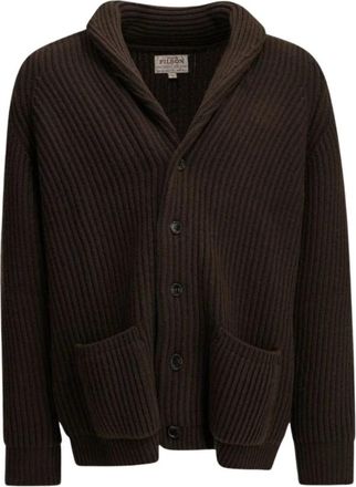 Filson Cardigans - Heren - Vesten - Bruin - S - Truien & Vesten