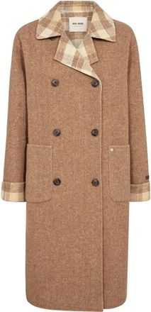 Mos Mosh Jassen - Dames - Mantel - Bruin - XL - Leer - Jassen