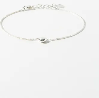 Simons Womens Mini-heart silver bracelet