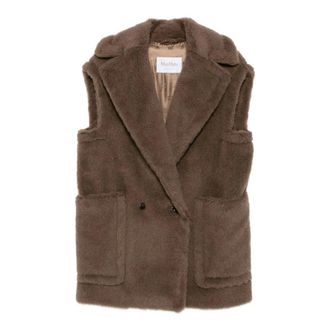 Max Mara Waistcoats, female, Brown, 3XS, Bormida1234 Vest