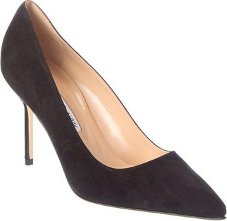 Manolo Blahnik Bb 90 Suede Pump