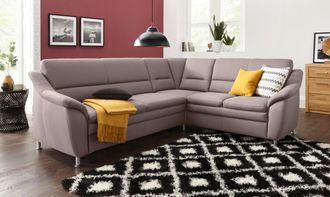 Sit&more Ecksofa »Cardoso L-Form« mit Federkern, wahlweise mit Bettfunktion und Schubkasten