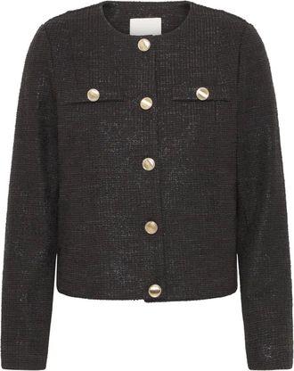 Ichi Mujer, Chaquetas, Negro, Talla: XL