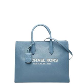 Michael Kors Borsa Tote in Pelle Pre-owned - - Pre-owned - Donna - Blu - ONE SIZE