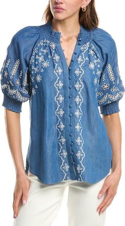 Hale Bob Fallon Short Sleeve Top