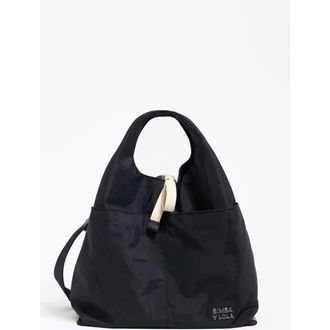 Bimba & Lola Small Nylon Paper Bag in Black at Nordstrom