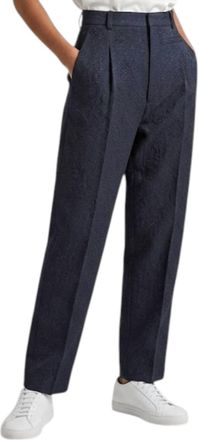 Jacquemus Tailored Trouser Pants In Dark Blue