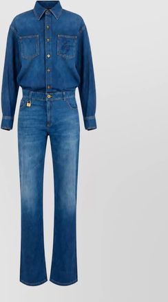 Elisabetta Franchi denim jumpsuit