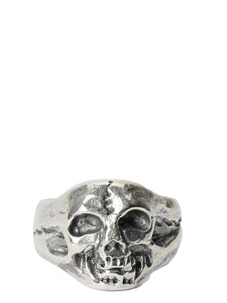 Our Legacy Anello Cranium Argento