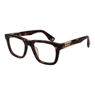 Police Brown Cellulose Acetate Glasses Mens (Frames)