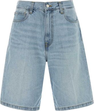 Carhartt Work in Progress Light Blue Solid Shorts