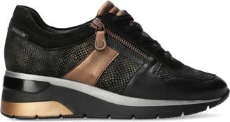 Mephisto Zwarte Elisia Damessneaker - Dames - Sneakers - Zwart - 41 EU - Schoenen