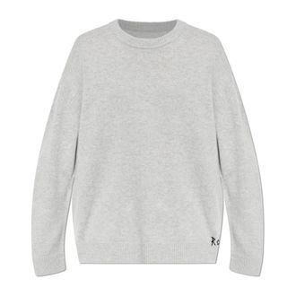 Zadig&Voltaire Round-neck Knitwear, male, Gray, Size: L/XL Swonny Sweater
