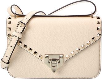 Valentino Rockstud Small Grainy Leather Shoulder Bag