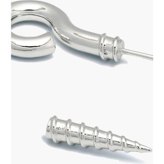 Yoj Screw Stud Earring In Silver at Nordstrom