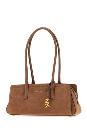 Michael Kors Womens Camel Suede Shoulder Bag Luggage Borse A Mano