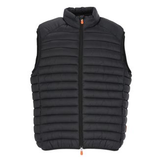 Save The Duck Zwarte Gewatteerde Vest voor Mannen - Heren - Bodywarmers - Zwart - L - Jassen