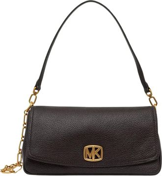 Michael Kors Bolso de hombro convertible Bryant grande de piel texturizada - Bags - Mujer - Marr&oacute;n - ONE SIZE