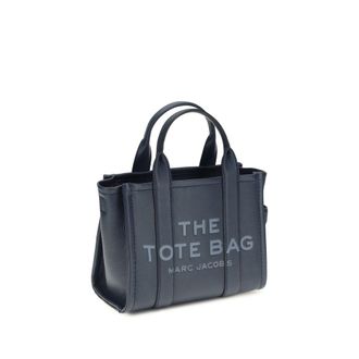 Marc Jacobs Womens Grained Calf Leather Tote Blue Bos
