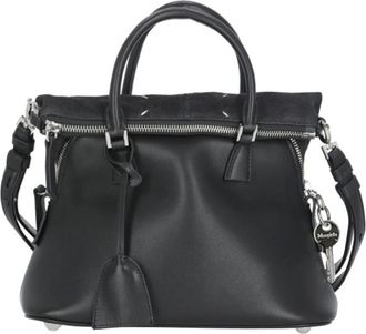 Maison Margiela unisex, Tassen, Zwart, Maat: ONE Size Leer