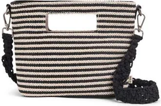 Wilt Palermo Mini Tote in Black Bone Stripe at Nordstrom, Size Small