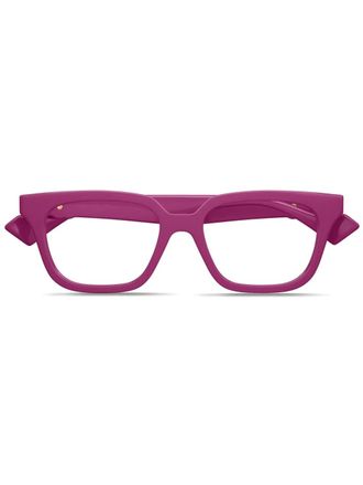 Gucci Bril met vierkant montuur - Rood