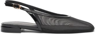 Stuart Weitzman Bareitall Slingback - Dames - Ballerinas - Zwart - 40 EU - Schoenen