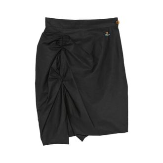Vivienne Westwood Short Skirts, female, Black, Size: XS Mini Side Panther Skirt