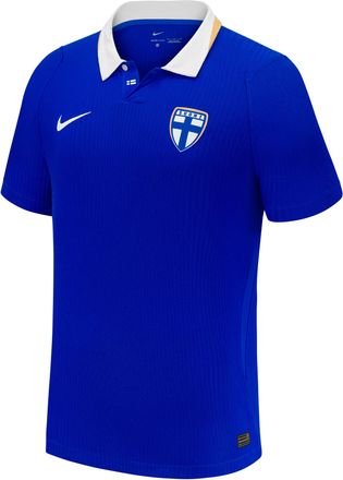 Nike Finland 2026 Match Away Nike Mens Aero-FIT Soccer Authentic Jersey in Blue | IO4560-413