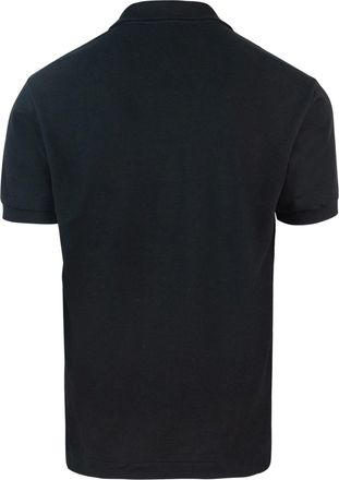 Lacoste Mens Polo Shirt Piquet Black Cotton T-shirts And Polos