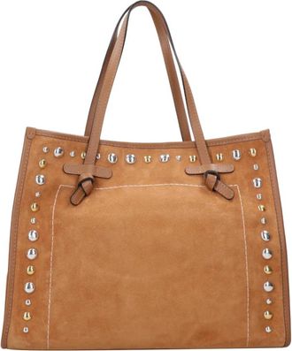 Gianni Chiarini Marcella Tote - Dames - Shoppers - Beige - ONE Size - Leer - Tassen