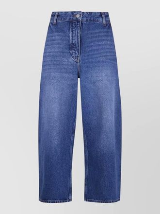 STUDIO NICHOLSON cropped wide-leg trousers