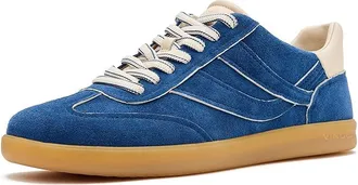 Vince Oasis Edge Paint-W Lace-Up Shoes Womens Shoes Indigo/Flax : 6.5 M, Leather/Suede