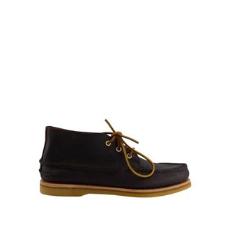 Timberland Lace-up Boots, male, Brown, Size: 11 1/2 US Crafted Boat Mid Lace Up Boot