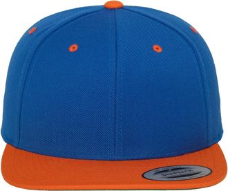 Flexfit Mens Kappe Classic Snapback 2-tone Baseball Cap, Rust/Ora, One Size UK