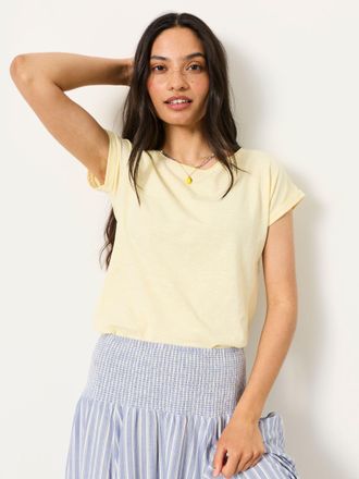 Fat Face FatFace Ivy Yellow T-Shirt