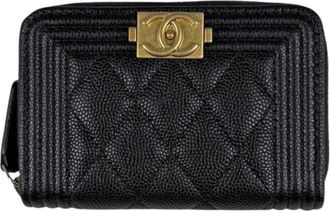 Chanel Pre-owned Porta biglietti da visita - - Pre-owned - Donna - Nero - ONE SIZE