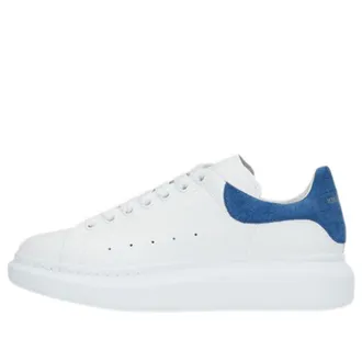 Alexander McQueen Oversized Sneaker White Blue Crocodile 625162WHZ4K9255